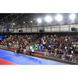 Cerimônia de Abertura dos Jogos Escolares na Vila Olímpica em Campo Largo